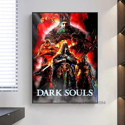 Dark Souls Game Poster Wall Art Canvas Posters Decoration Art Poster Personalized Gift Modern Family bedroom 16 - Dark Souls Store