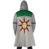 Praise the Sun Dark Souls AOP Hooded Cloak Coat BACK Mockup - Dark Souls Store