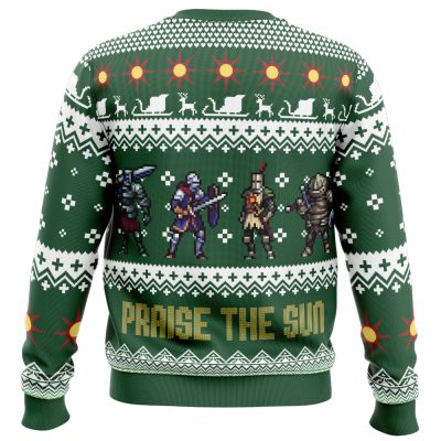 Souls Squad Dark Souls Ugly Christmas Sweater back mockup - Dark Souls Store