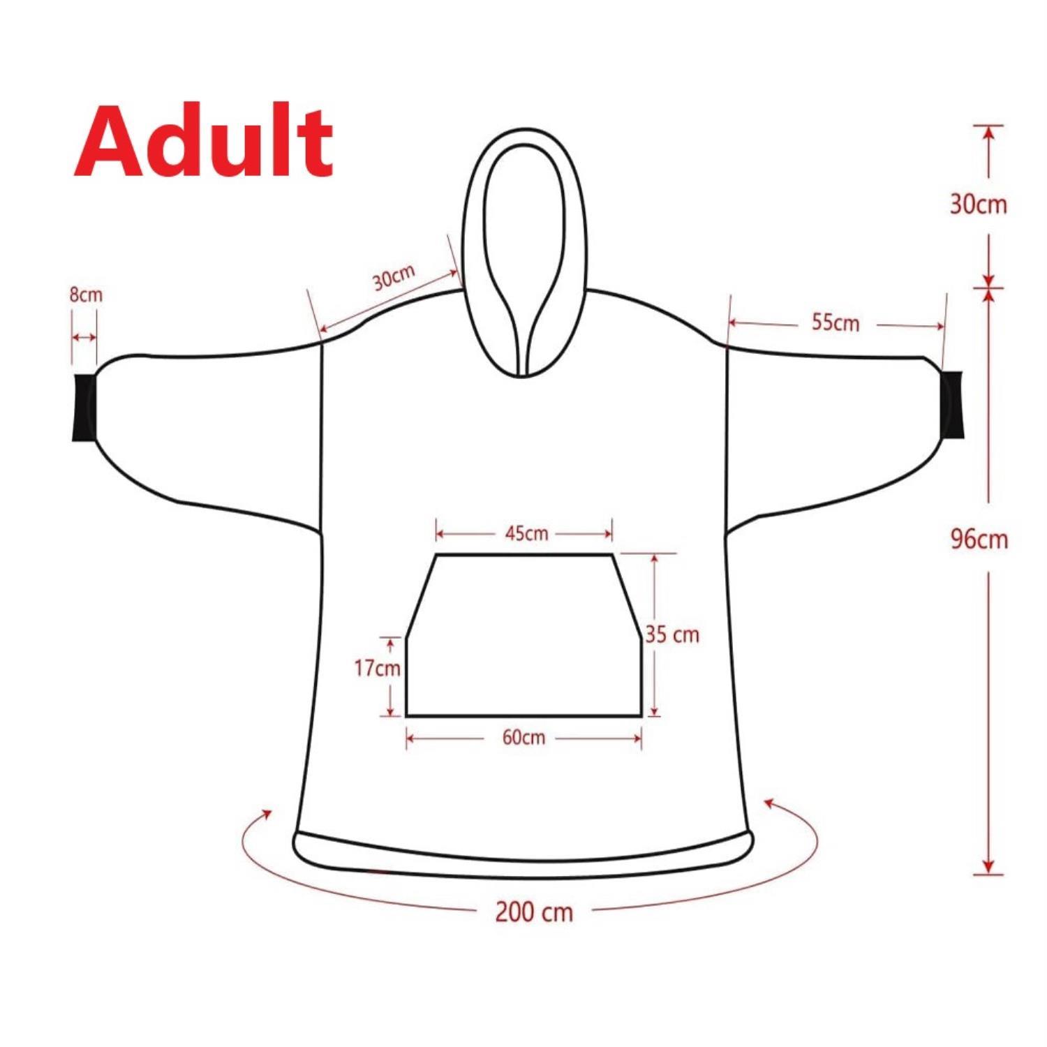 snug hoodie adult size chart 1 - Dark Souls Store