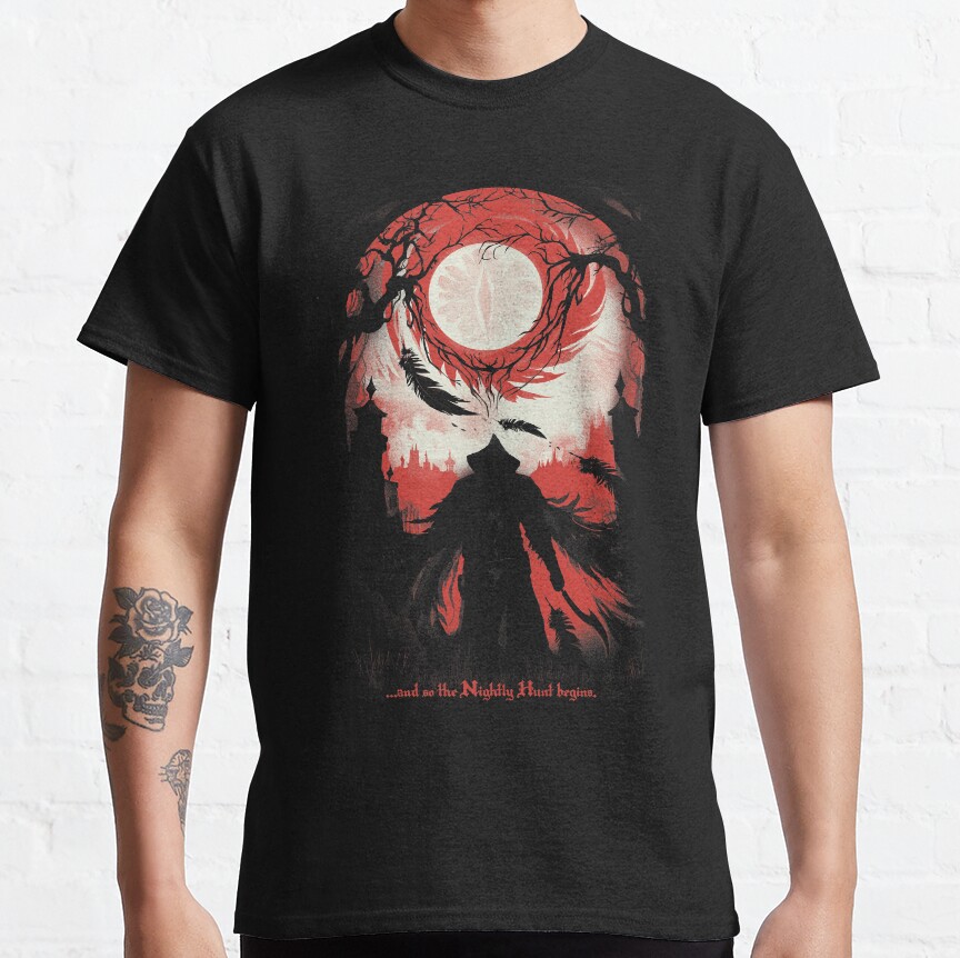 Dark souls And So The Nightly Hunt Begins T-Shirt